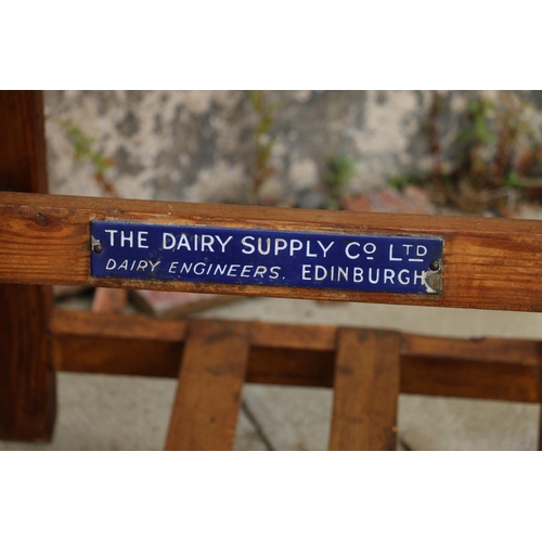 49 - The Dairy Supply Company Edinburgh butter churn.