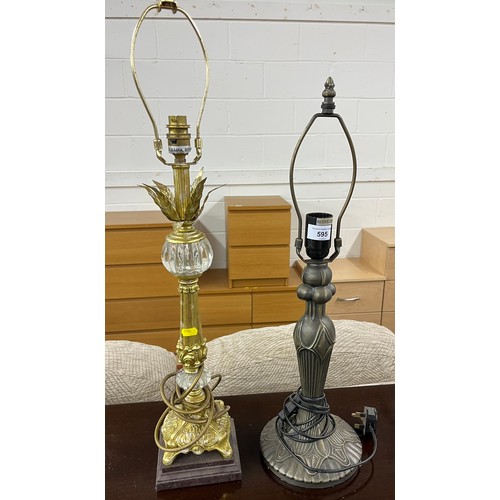 595 - Two table lamps