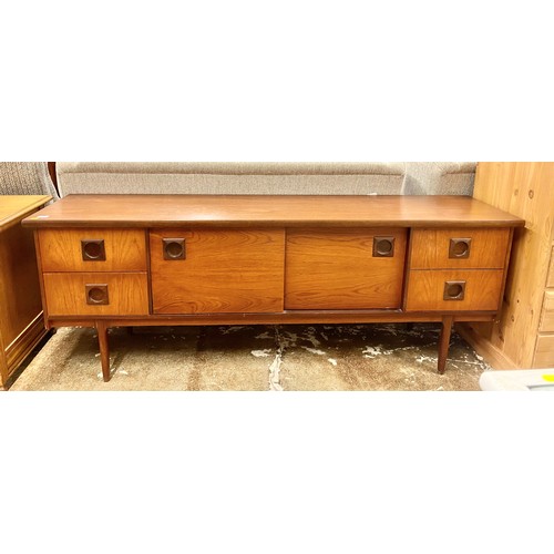 582 - Teak sideboard 198cm accross