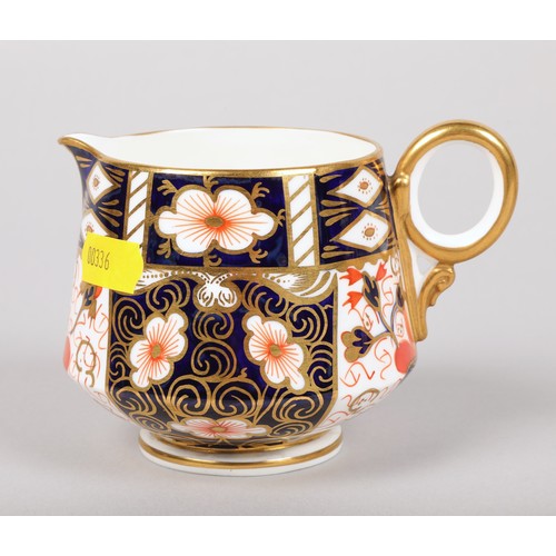 274 - Royal Crown Derby jug, bowl, and small vase