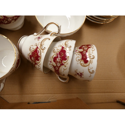 130 - Paragon Majestic tea set.