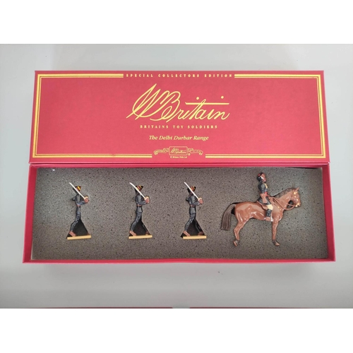 83 - Britains Special Collectors Edition toy soldiers to include Delhi Durbar Mounted Officer & Gun C... 