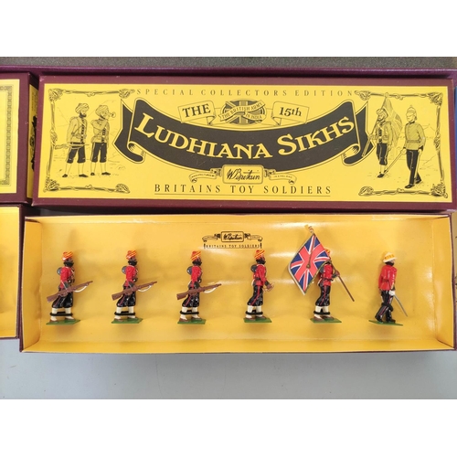 84 - Britains Special Collectors Edition toy soldiers to include 2nd Sirmoor Gurkha Rifles 8841, 15th Lud... 