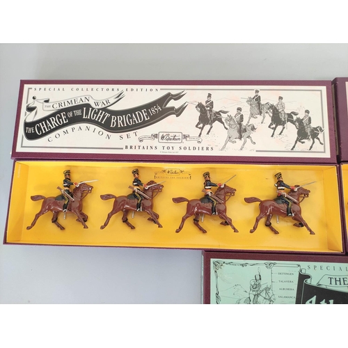 85 - Britains Special Collectors Edition toy soldiers to include The Queen's Own 4th Hussars 8811, The Qu... 