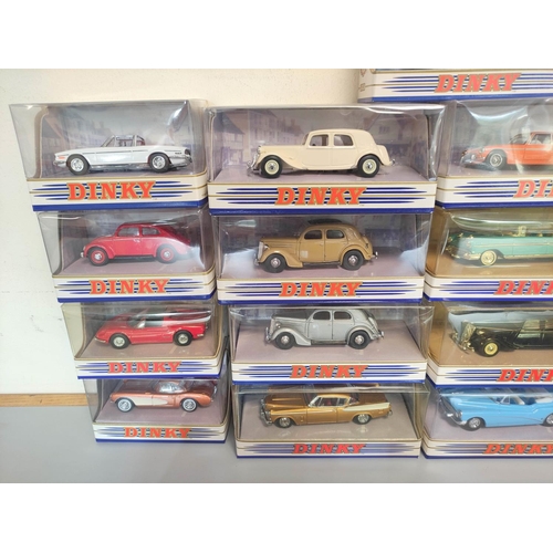 35 - Matchbox. The Dinky Collection twenty boxed model vehicles to include 1956 Chevrolet Corvette DY23, ... 