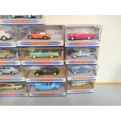 35 - Matchbox. The Dinky Collection twenty boxed model vehicles to include 1956 Chevrolet Corvette DY23, ... 