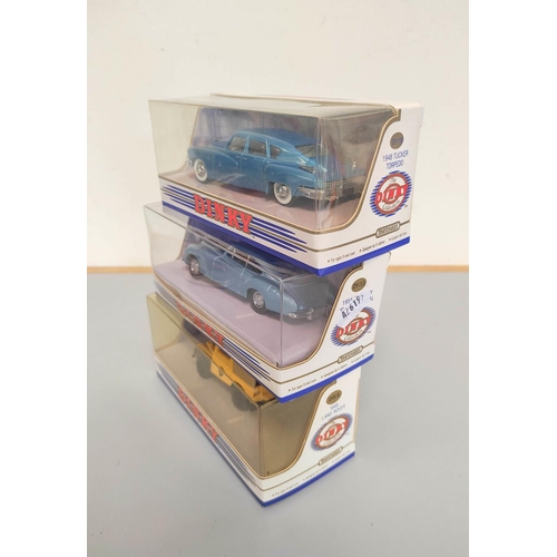 37 - Matchbox. The Dinky Collection seventeen boxed model vehicles to include 1968 Jaguar E Type DY18, 19... 