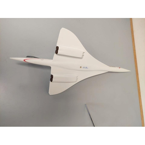 40 - Space Models. 1:36 scale Concorde Foyer Display Model,  of fibre glass construction. Complete with c... 