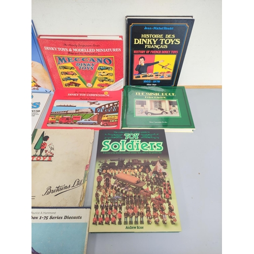 98 - Model Toy books to include Dinky Toys And Modelled Miniatures M and S Richardson, Collecting Matchbo... 