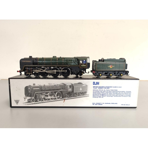 100 - DJH. 00 gauge kit built B.R Standard Class 6 4-6-2 Clan Macgregor locomotive and tender K78. Complet... 