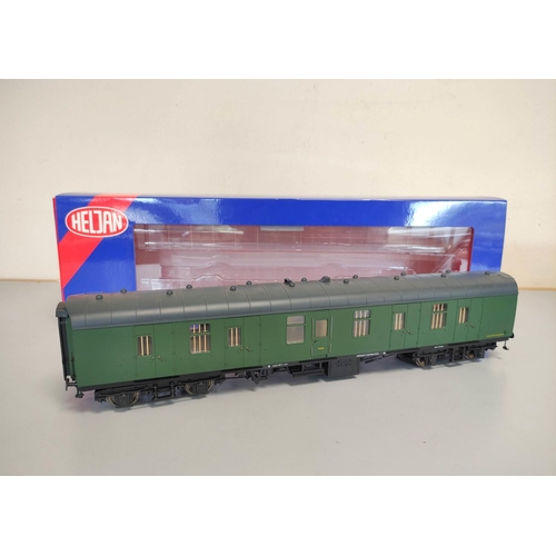 115 - Heljan. Two boxed 1.43 scale 0 gauge BG full brake MK1 Coaches in BR green 4954. (2)... 