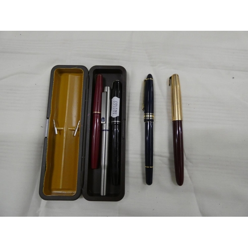 189 - Various fountain pens to include Parker etc.