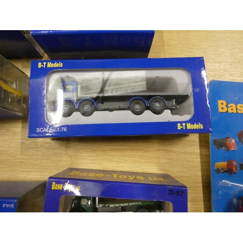 222 - Large box of small base toys – die cast lorries.