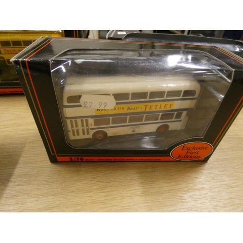 228 - Exclusive first editions 1.76 scale die cast buses.