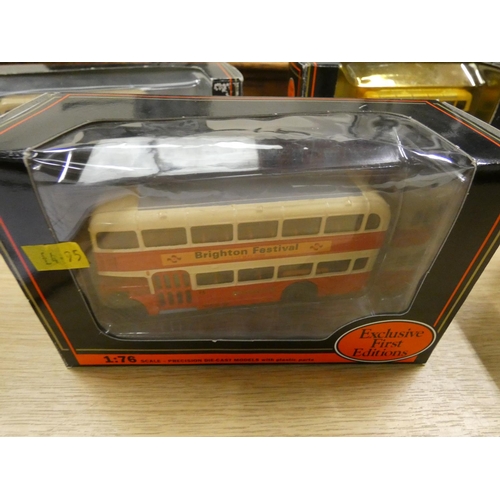 228 - Exclusive first editions 1.76 scale die cast buses.