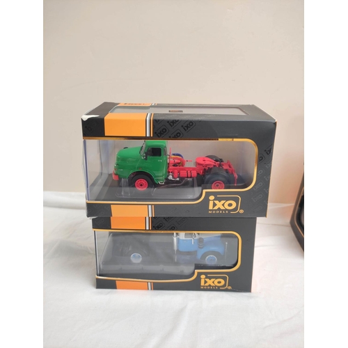 44 - IXO Models. Group of boxed 1.43 scale model wagons to include Mack B 61 1953 TR053, Bernard 150 MB 1... 
