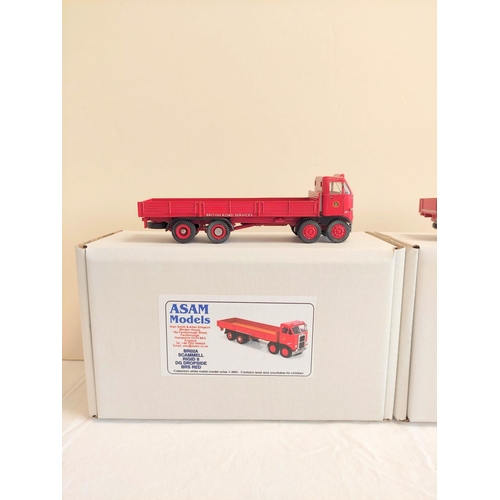 48 - Asam Models. Two boxed diecast 1/48 scale model vehicles to include Foden DG Dropside BRS BR07 and S... 