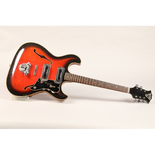 Burns of London TR2 Guitar, 1963, Decal on back 'Patents APP 35877 ...