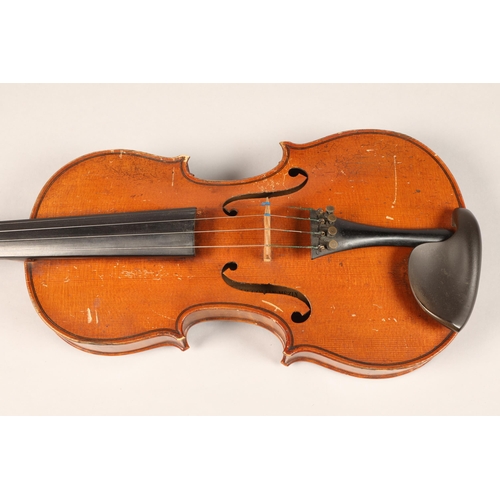 381 - French Violin by Ch J B Collin-Mezin, 1899, labelled Ch J B Collin Mezin, Luthier A Paris, Rue de Fa... 