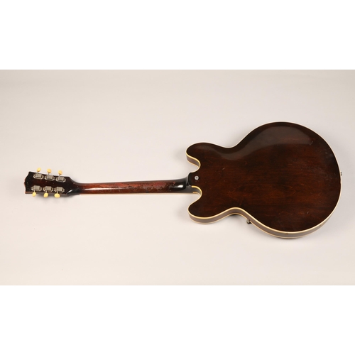 393 - Gibson ES330TD Guitar, 1964. Labelled Style ES330TD, Gibson Guitar, Number 174718 and stamped 174718... 