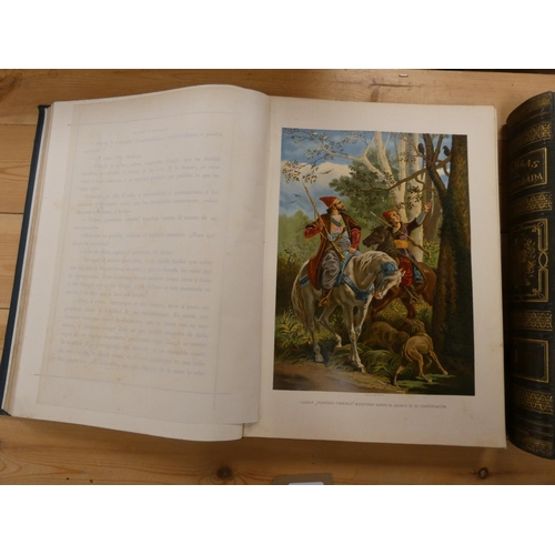 500 - LESAGE MR.  Historia de Jil Blas de Santillana (translated into Spanish by Padre Isla, ed.... 