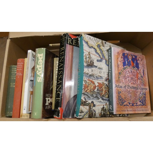 108 - Large box of various art reference books etc.