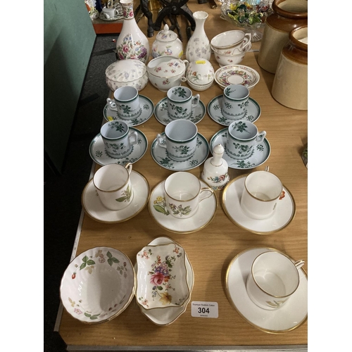 304 - Ceramics to include Spode, Royal Worcester etc.