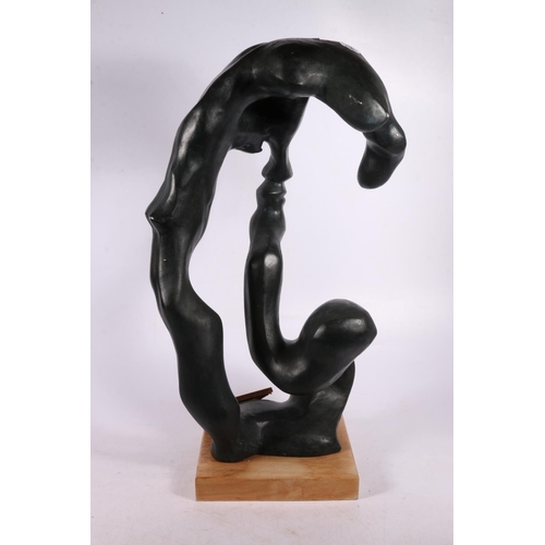 33 - KLARA SEVER, Portrait of Woman, composition sculpture, inscribed Austin Products Inc, 1979, 55cm.