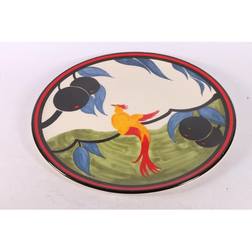 101 - Wedgwood Clarice Cliff limited edition Bird of Paradise plate, numbered 712 of 1999, 31cm.