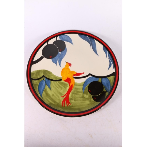 101 - Wedgwood Clarice Cliff limited edition Bird of Paradise plate, numbered 712 of 1999, 31cm.