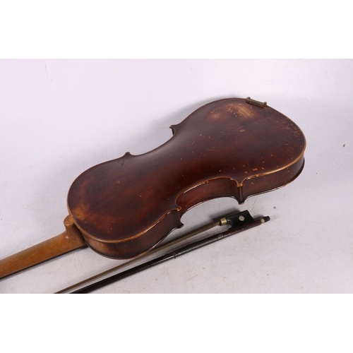 349 - Violin, in original case, with bow.