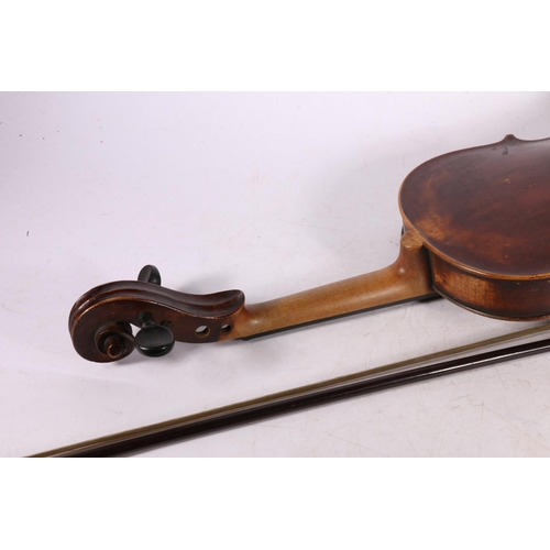 349 - Violin, in original case, with bow.