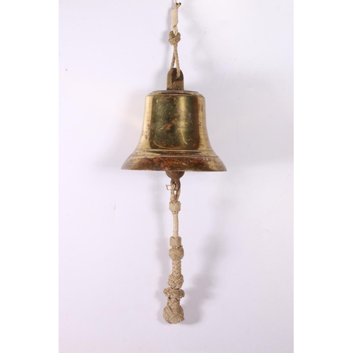 344 - Vintage brass bell.