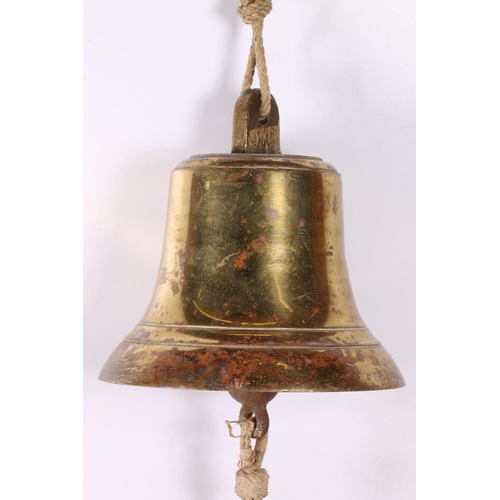 344 - Vintage brass bell.