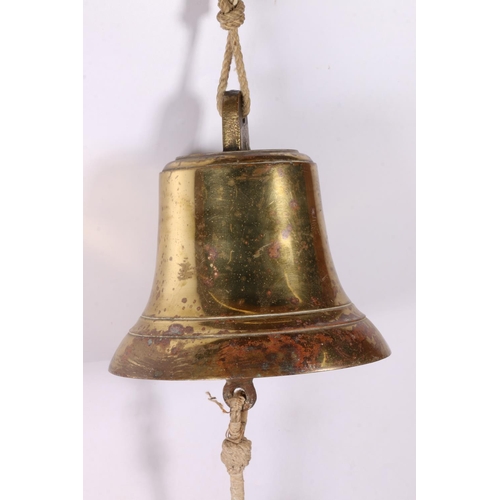 344 - Vintage brass bell.