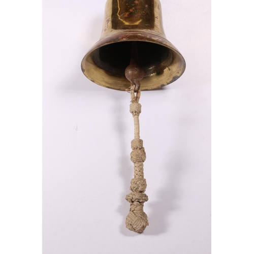 344 - Vintage brass bell.