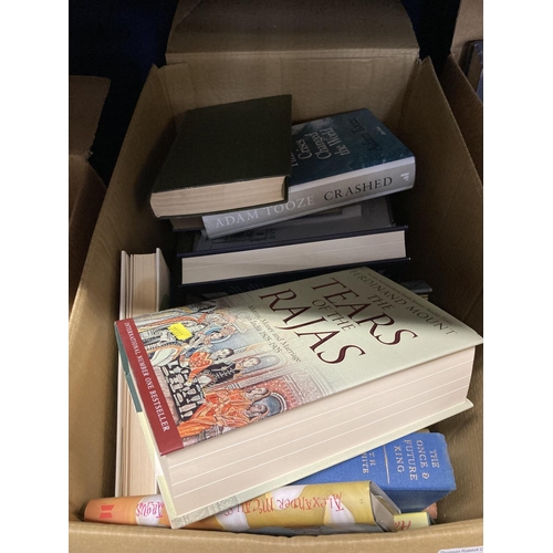 192 - Box of books, fiction, history, architecture, etc. 