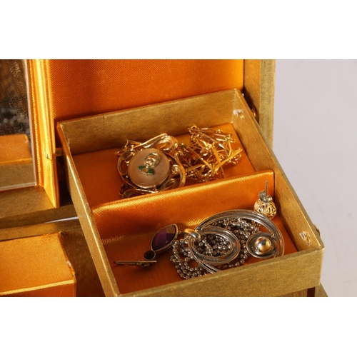 531 - Box of costume jewellery including ladies wristwatches, necklaces, bracelets, brooches etc.