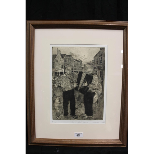 438 - MICHAEL MCVEIGH (Scottish b1957), Mid Street Keith, limited edition print, number 3/20, signed lower... 