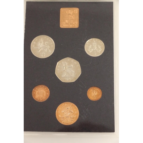 723 - UNITED KINGDOM Coinage of Great Britain & Northern Ireland BU year sets 1972, 1973, 1974, 1975 a... 