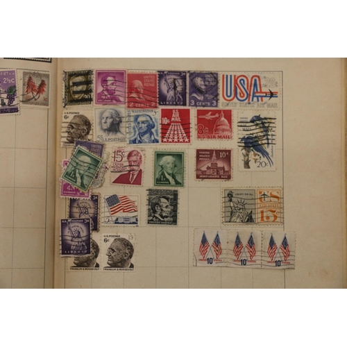 726 - Stamp collection held in The Rocket album, mostly 20th century used material including GB, INDIA, UN... 