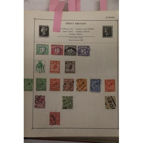 731 - Stamp collection held across six albums to include GB, INDIA, UNITED STATES OF AMERICA, ITALY etc.