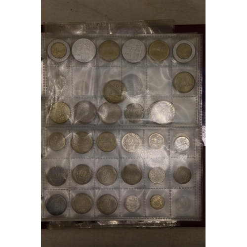 750 - Coin collection held in on plastic tub and a coin album including mostly 20th century coinage, much ... 