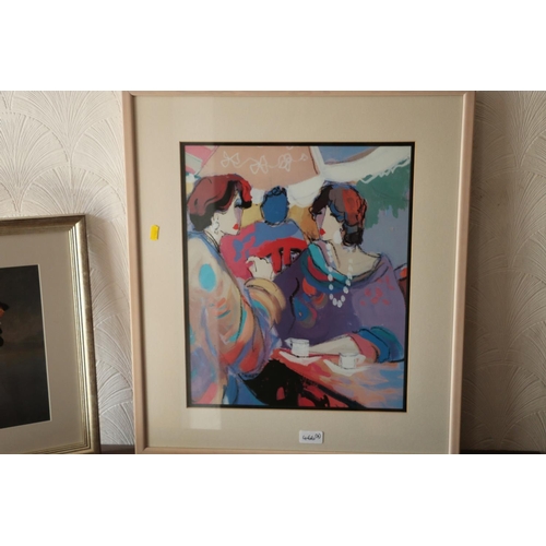 466 - ISAAC MAIMON, Nicole & Marie and Cecile & Suzanne, two prints, 42cm x 34cm, frame 61cm x 54c... 