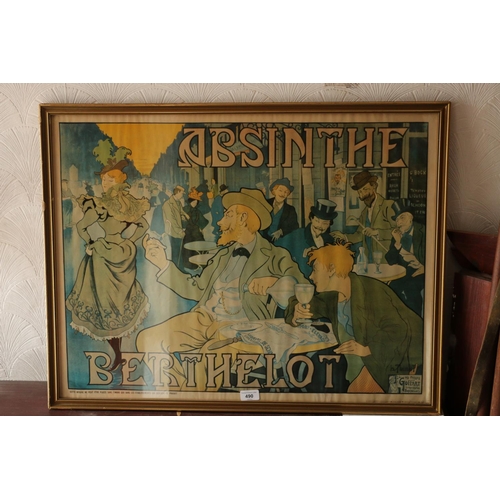 490 - After HENRI THIRIET, Absinthe Berthelot, poster print by Anthea Reproductions London, 54cm x 73cm, f... 