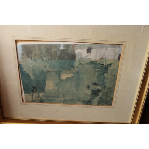 498 - Twenty-five pictures including two WILLIAM RUSSELL FLINT prints, SUE WILLIS 'Pepping Toms' print, fi... 