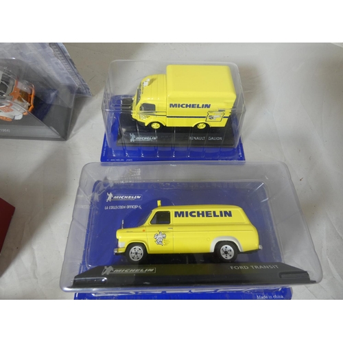 283 - Six die cast boxed lorries Spanish and French to include Bandit, Michelin etc.