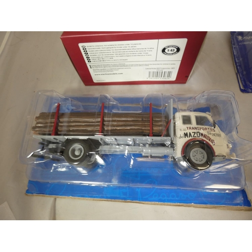 283 - Six die cast boxed lorries Spanish and French to include Bandit, Michelin etc.