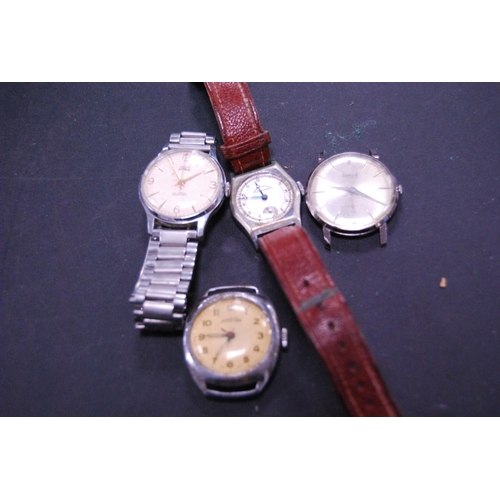 Four gent's manual wind watches to include Smith's Astral, Mackay