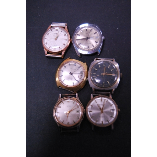 359 - Collection of six gent's manual wind and automatic watches to include Lucerne Calendar, Smith's 5 je... 